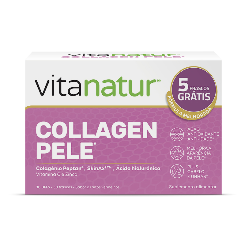 Vitanatur Collagen Pele, 30 frascos