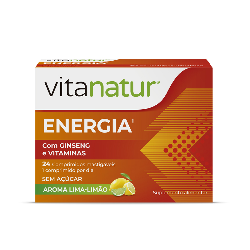 Vitanatur Energia, 24 comprimidos mastigáveis